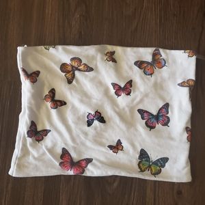 Fashion Nova Butterfly Bandeau Top XS